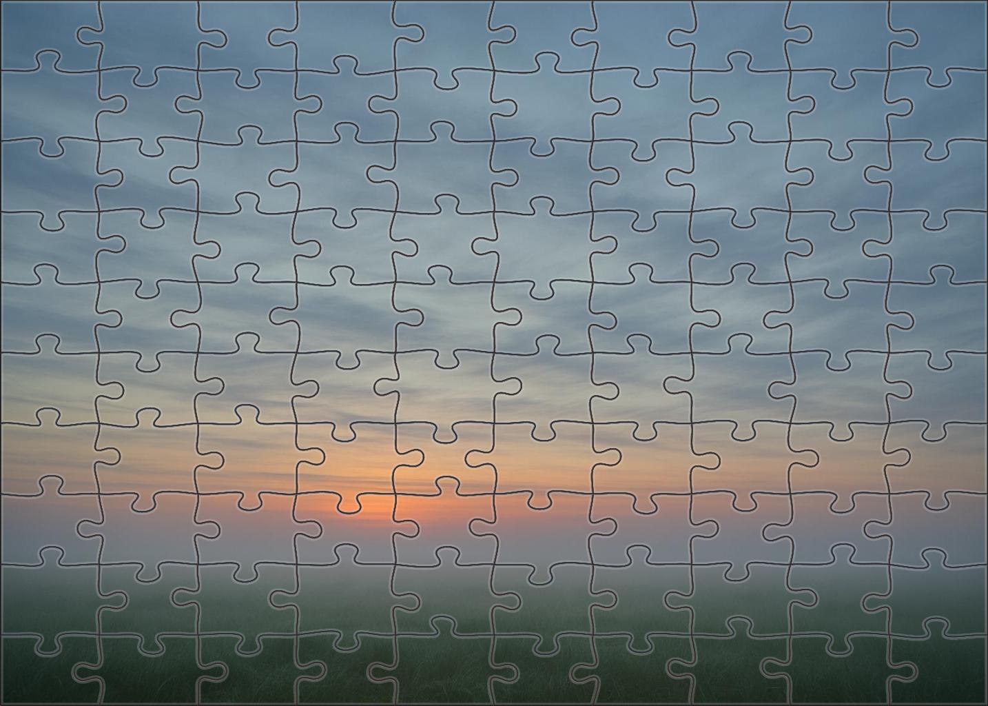 Silver Mist Evening 200 Piece Puzzle