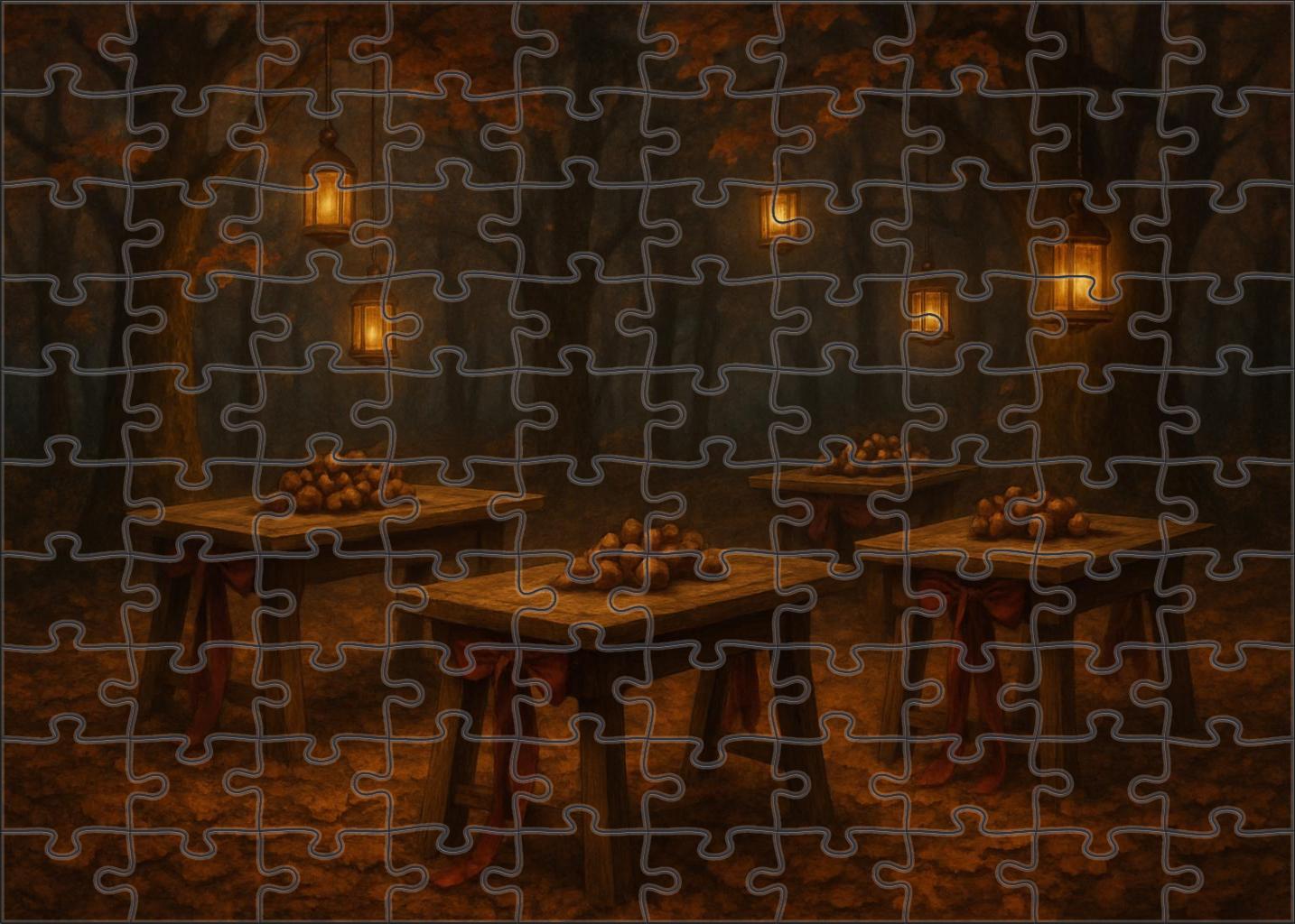 Amber Twilight Woodlands Puzzle Collection