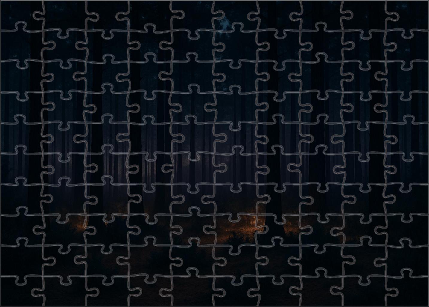 Twilight Pine Ridge Custom Jigsaw Puzzle