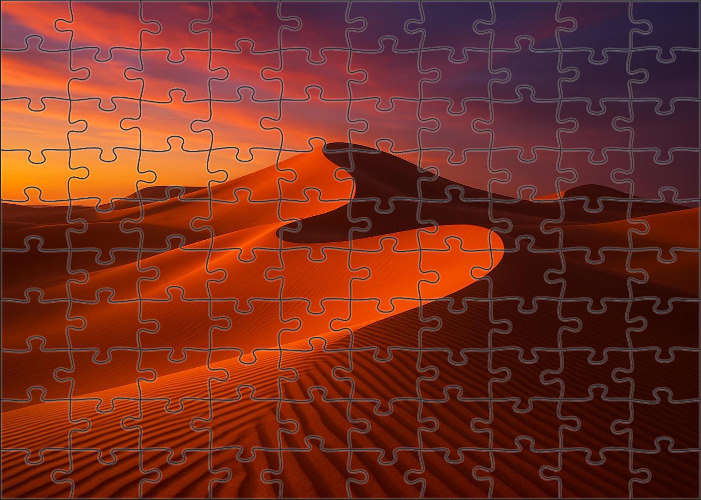 Sunset Sand Dune Ridge 20 Piece Puzzle