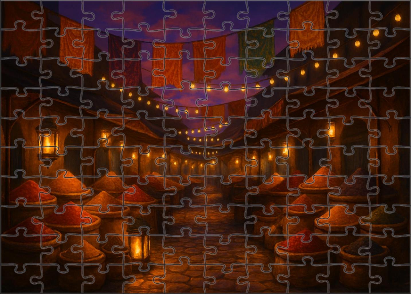 Twilight Spice Market Puzzle Collection