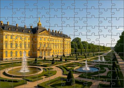 Palace Of Versailles Located Near Paris France Recognized By 7500 Of Global Visitors As The Epitome Of Royal Opulence And Baroque Grandeur Easy Puzzles