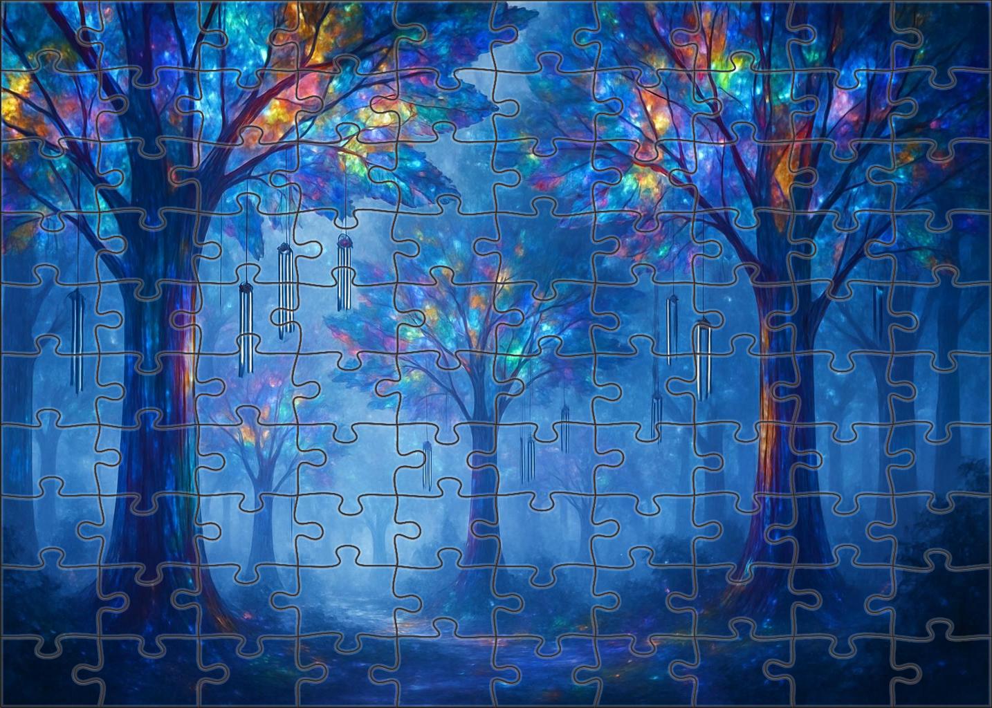 Glass Forest Cathedral 200 Piece Puzzle