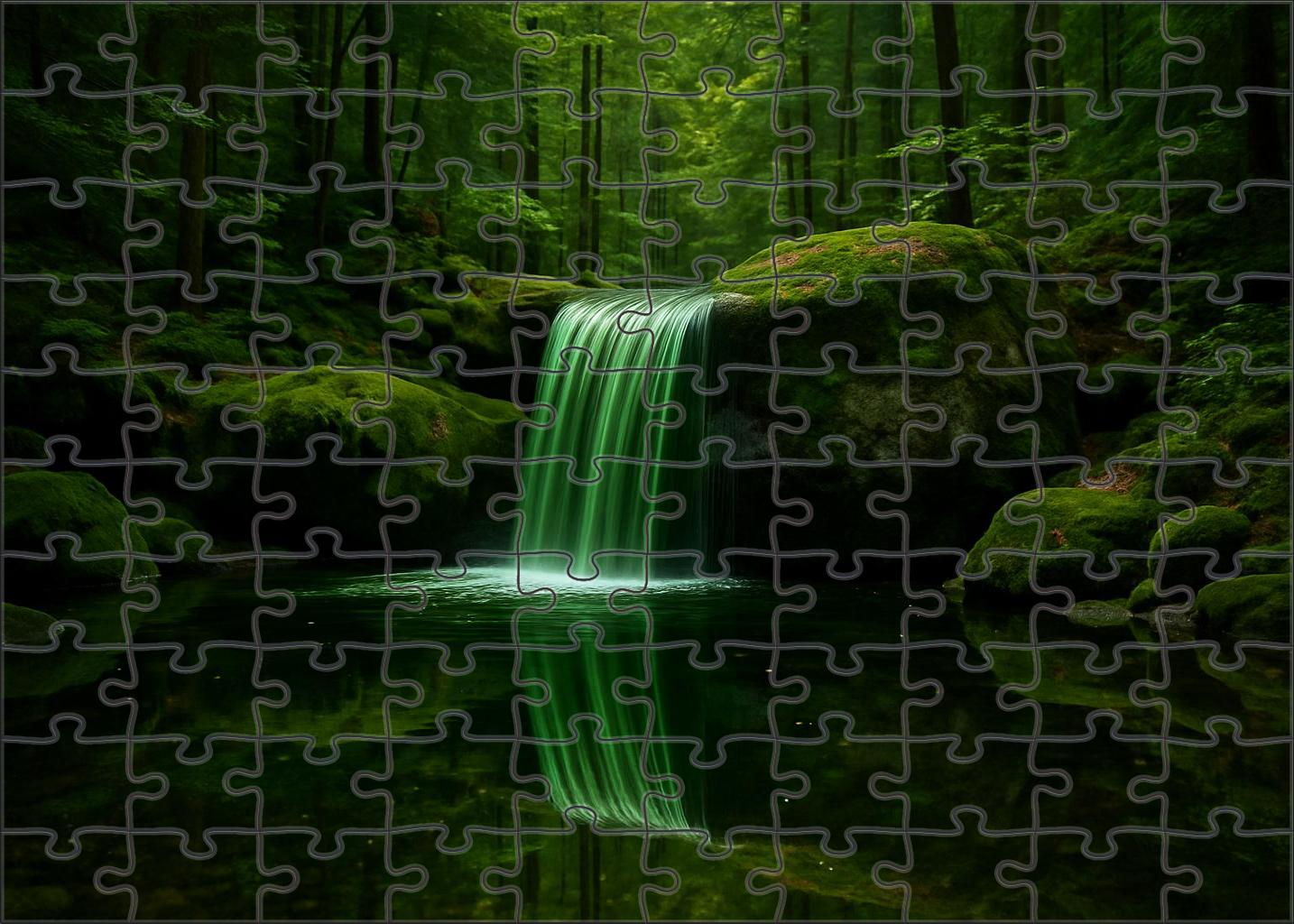 Emerald Forest Veil Puzzle For Kids