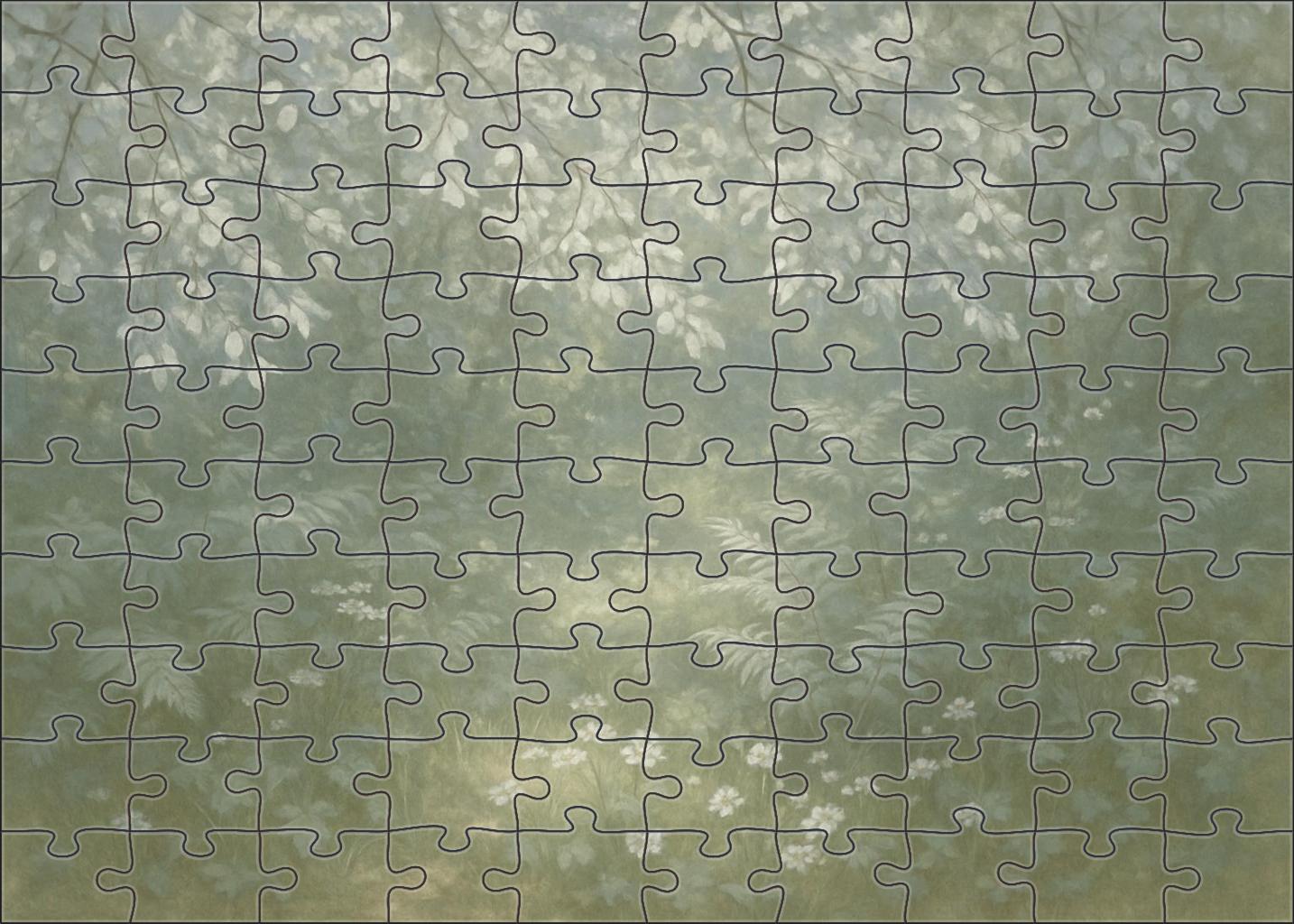 Silver Leafed Hollow 300 Piece Puzzle