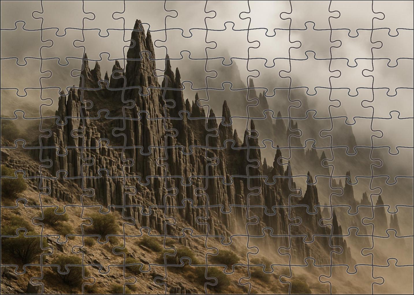 Windscarred Basalt Bluffs 20 Piece Puzzle