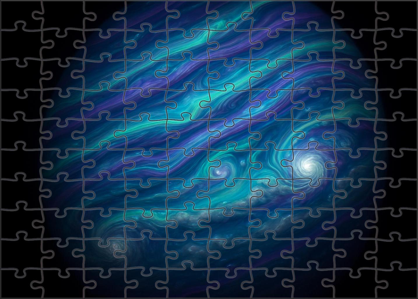 Iridescent Jet Stream Bands 100 Piece Puzzle