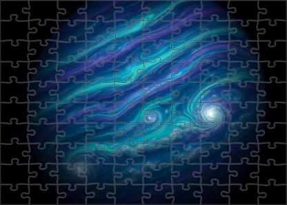 Iridescent Jet Stream Bands 100 Piece Puzzle