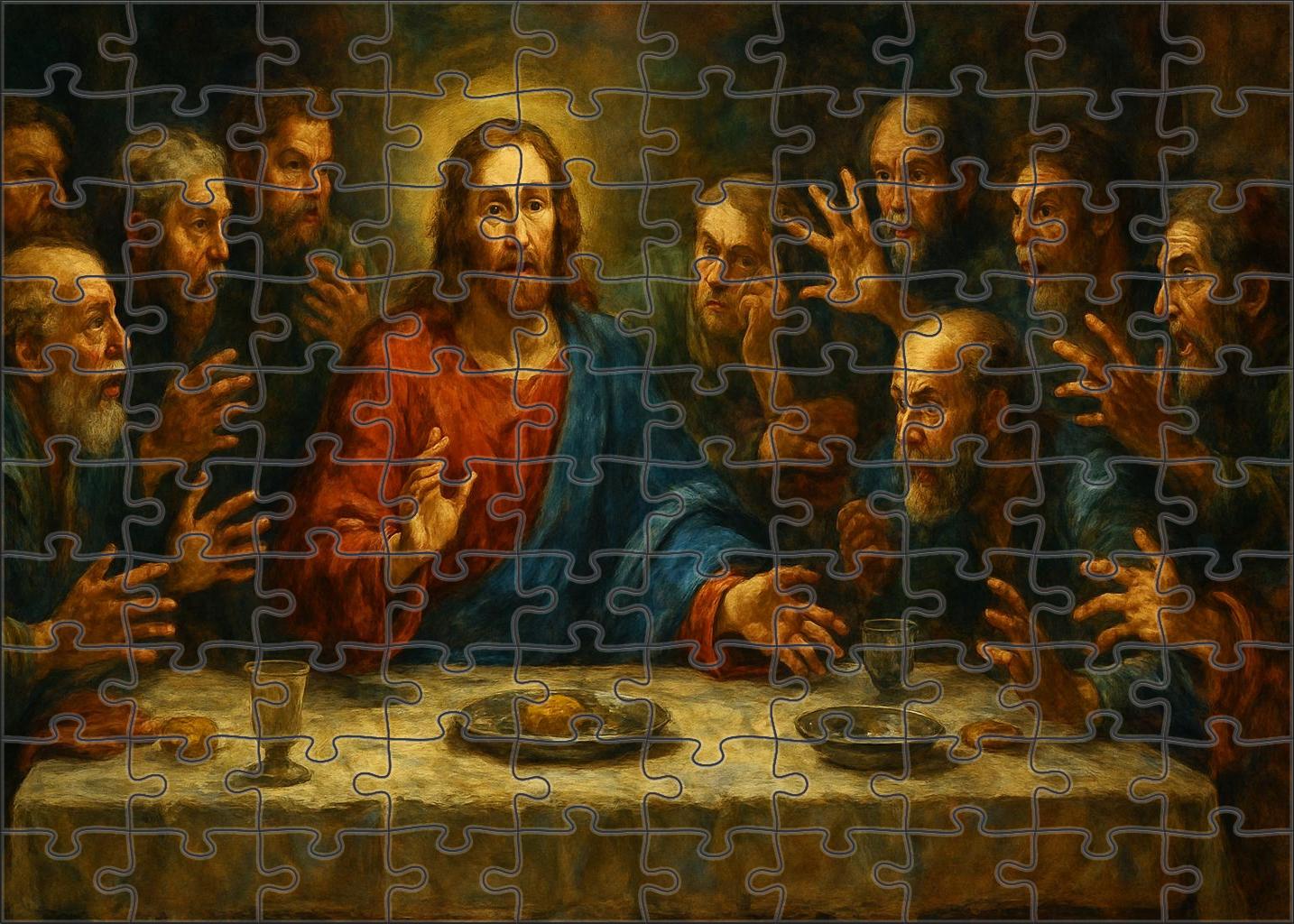 The Last Supper Premium Puzzle Pieces