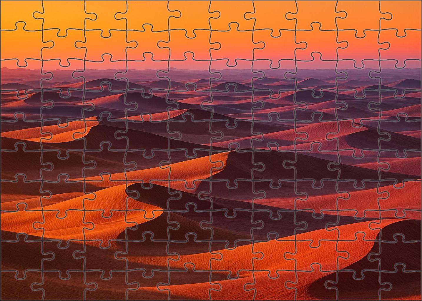 Evening Desert Mirage Puzzle Fun