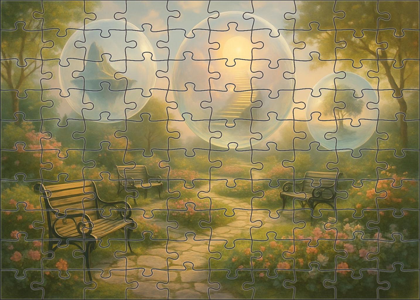 The Garden Of Floating Echoes Puzzle For Adults