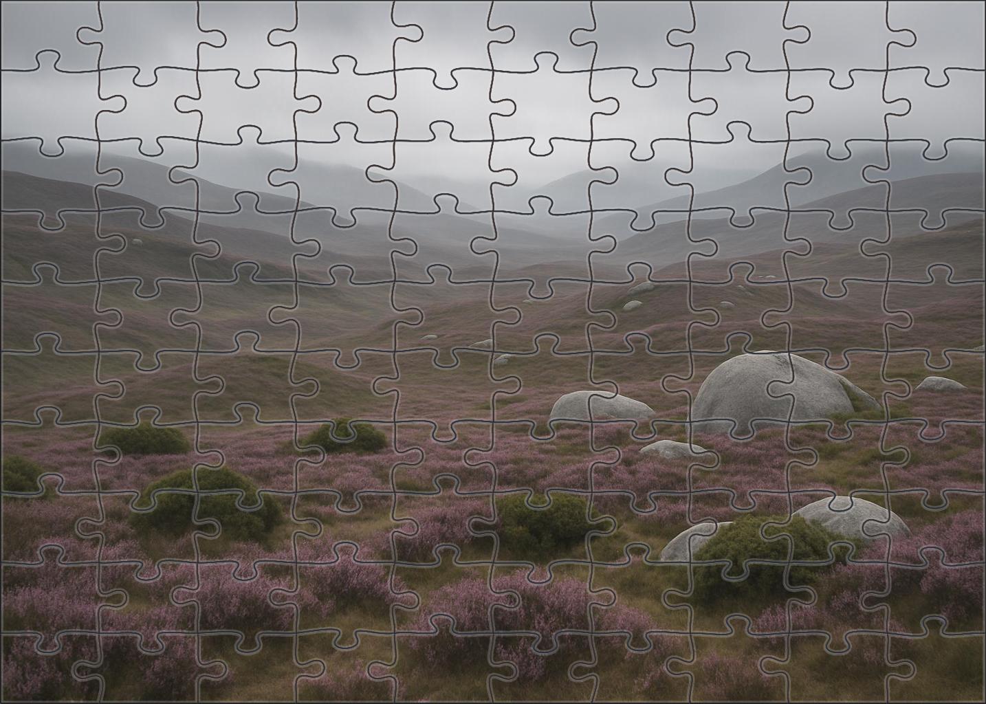 Silent Heather Highlands 200 Piece Puzzle