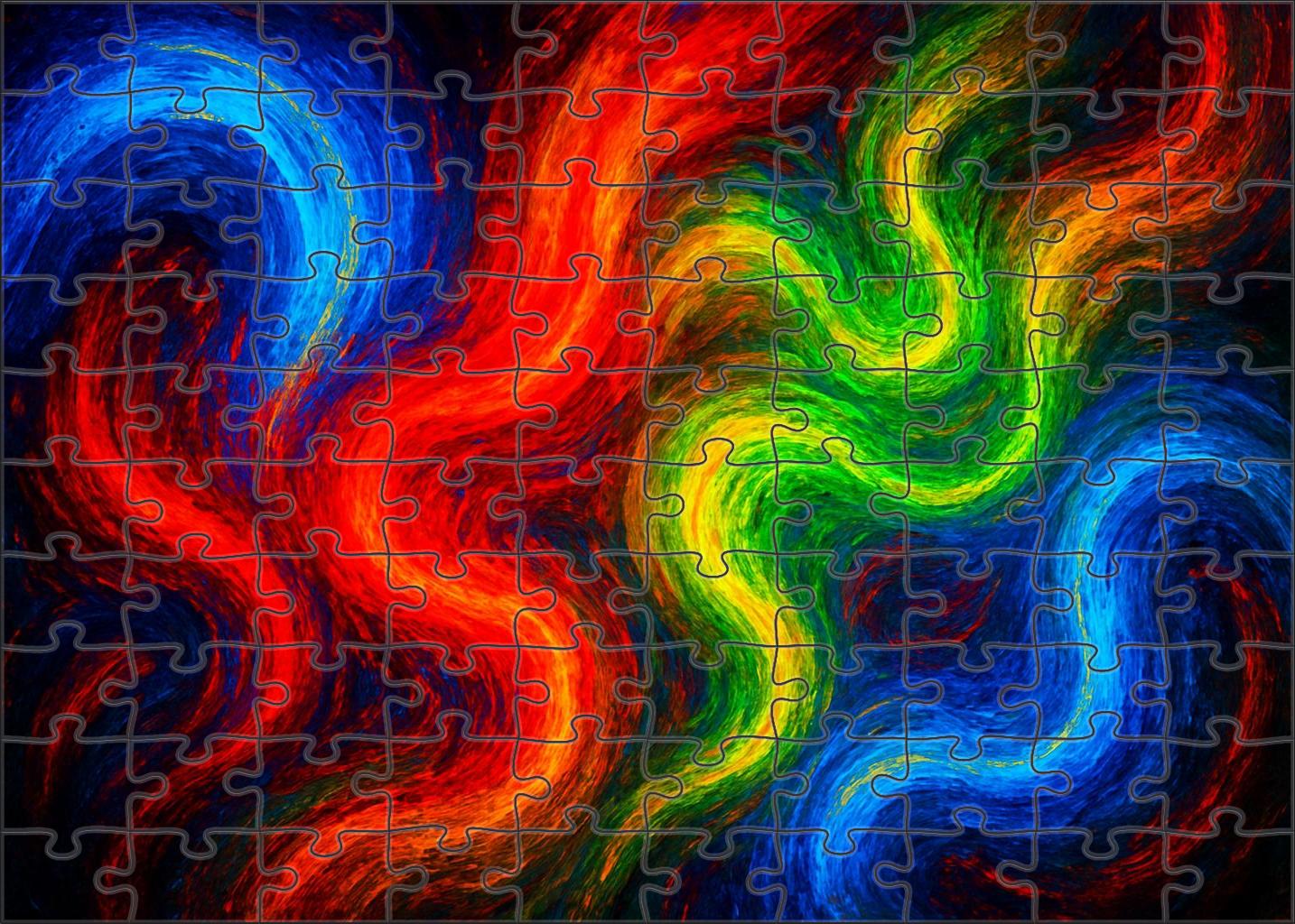 Synesthetic Canvas Of Sensory Fusion 500 Piece Puzzle