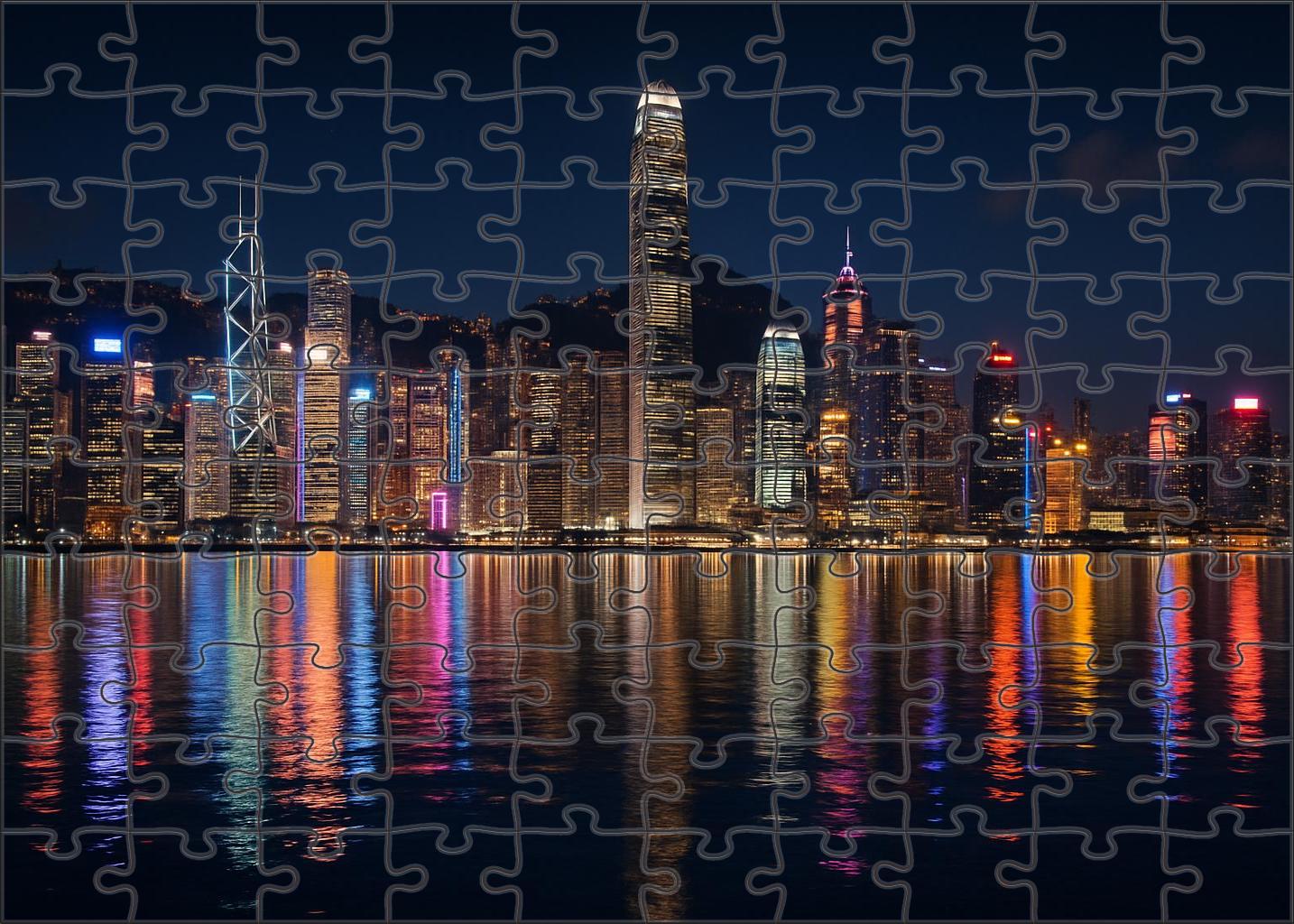 Hong Kong Victoria Harbour Skyline Consistently Ranked Among The Top 5 Most Iconic Skylines Worldwide Puzzle Challenge