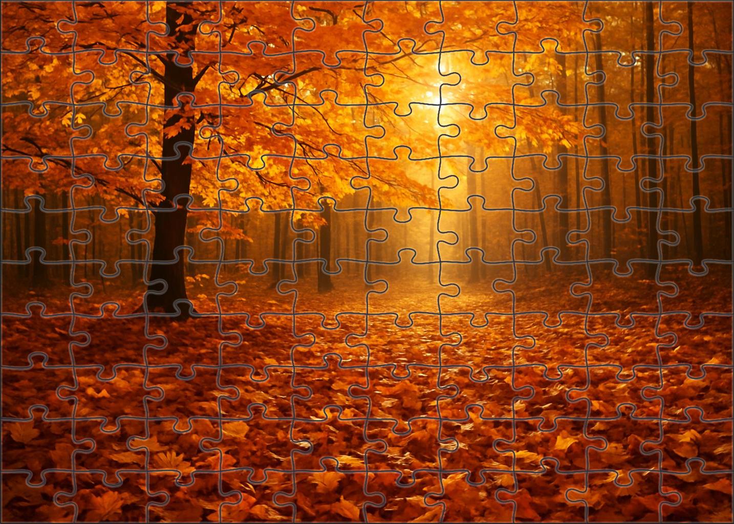 Golden Autumn Meadowwood Puzzle Collection