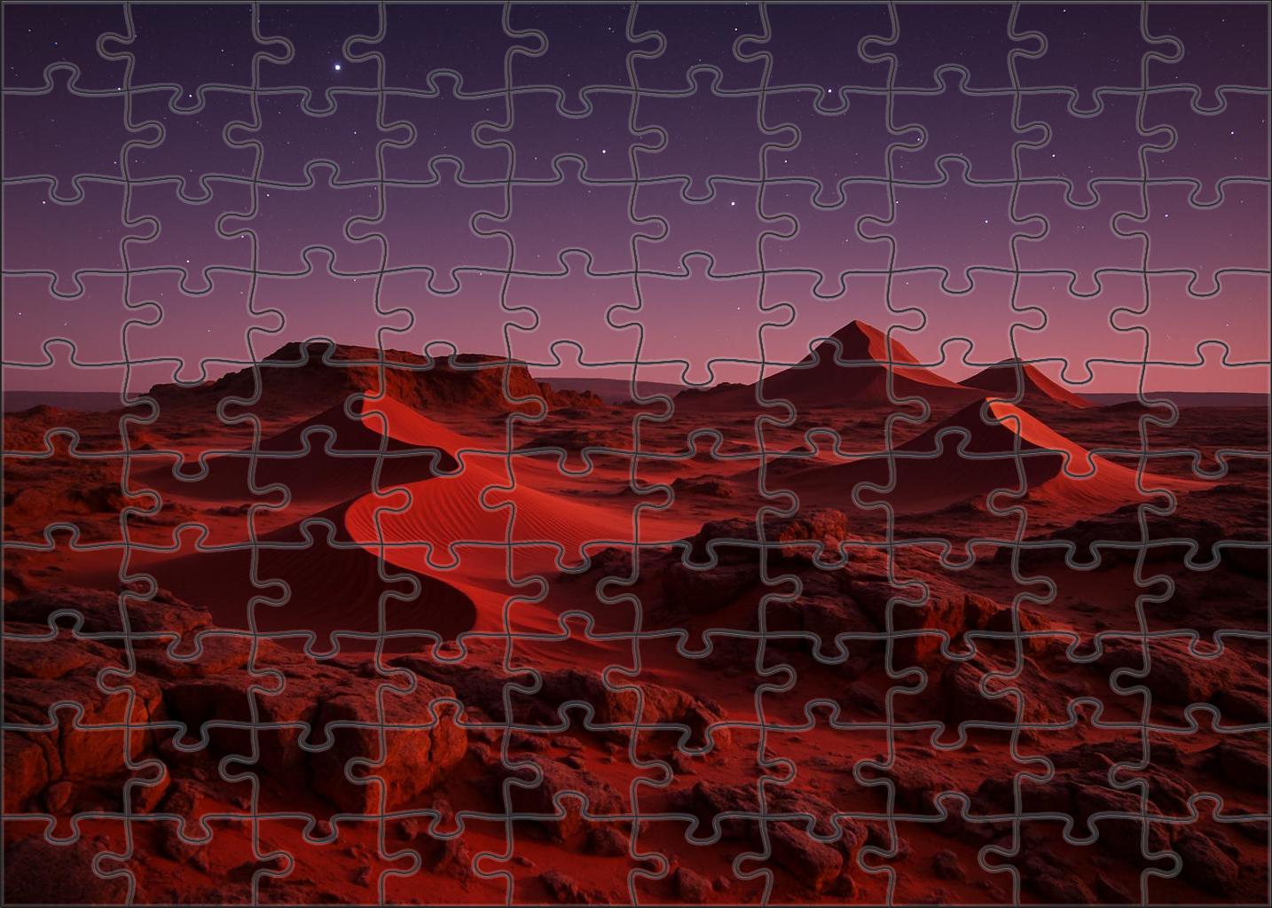 Crimson Evening Plateau Family Puzzles