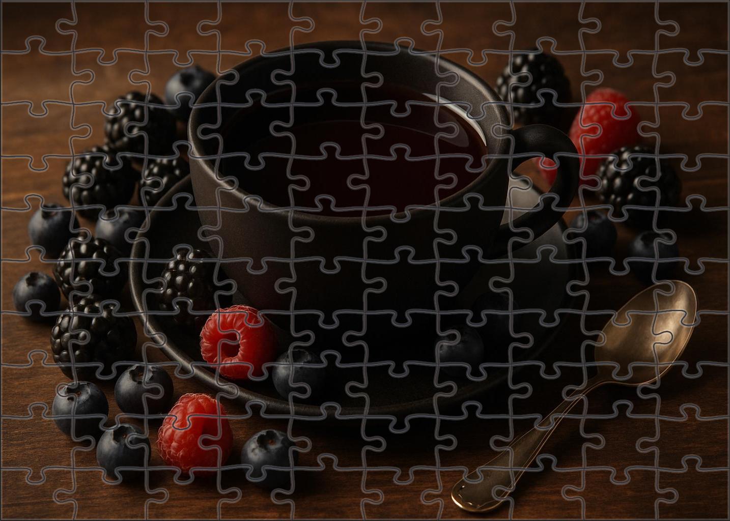 Midnight Berry Black Tea Puzzle For Kids