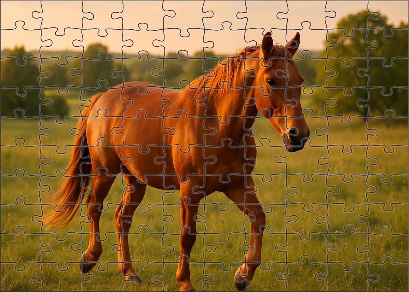 Cinnamon Breeze Warm Sorrel Quarter Horse Mare With Steady Gait 500 Piece Puzzle