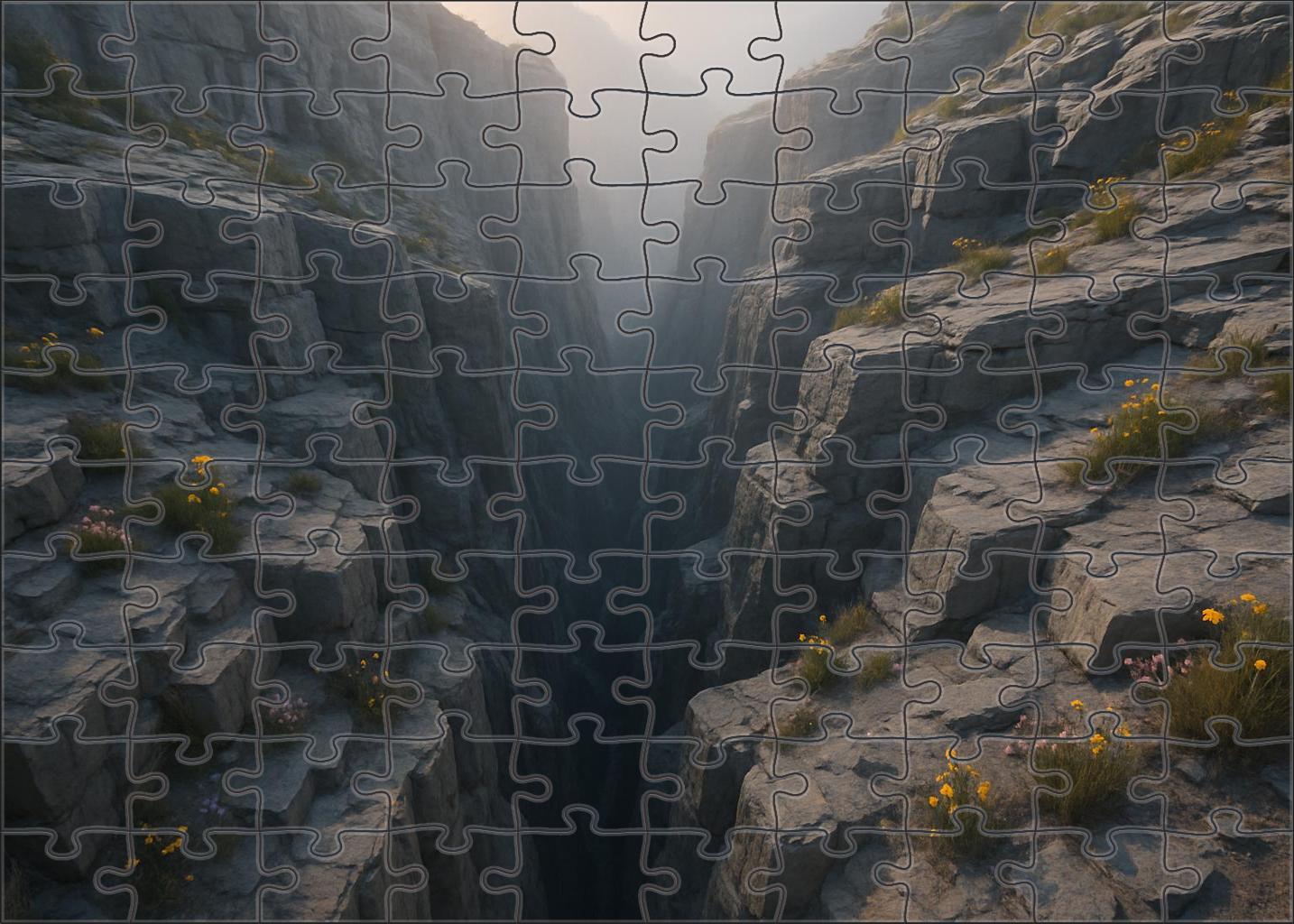 Silverstone Canyon Traverse Custom Jigsaw Puzzle