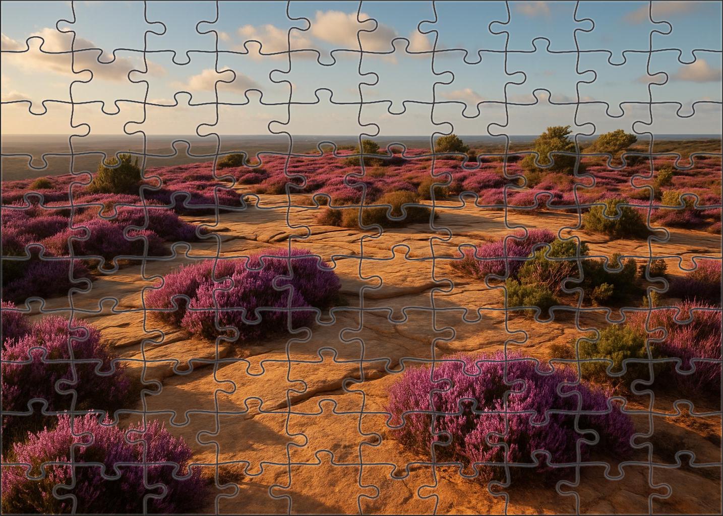 Sunlit Heather Plateau 20 Piece Puzzle