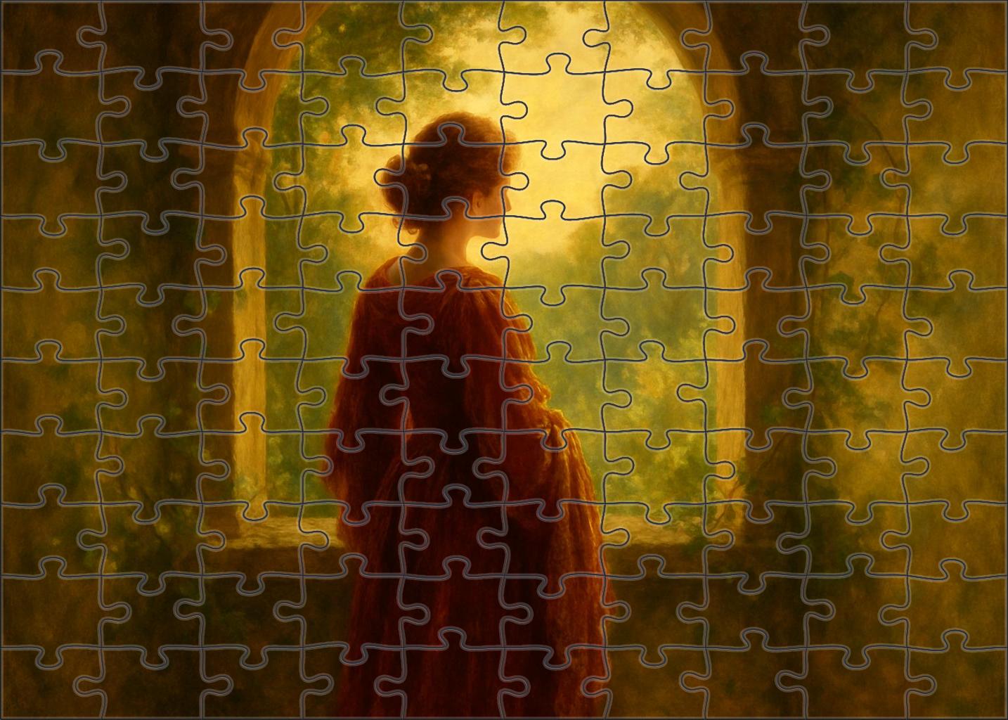 The Lady Of Shalott 200 Piece Puzzle