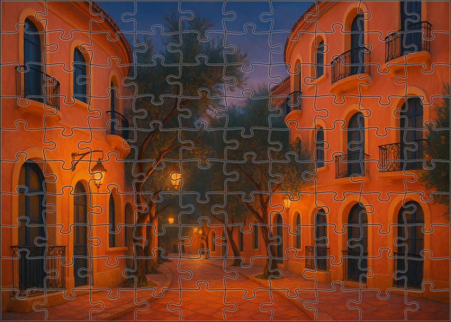 Coral Crescent 20 Piece Puzzle