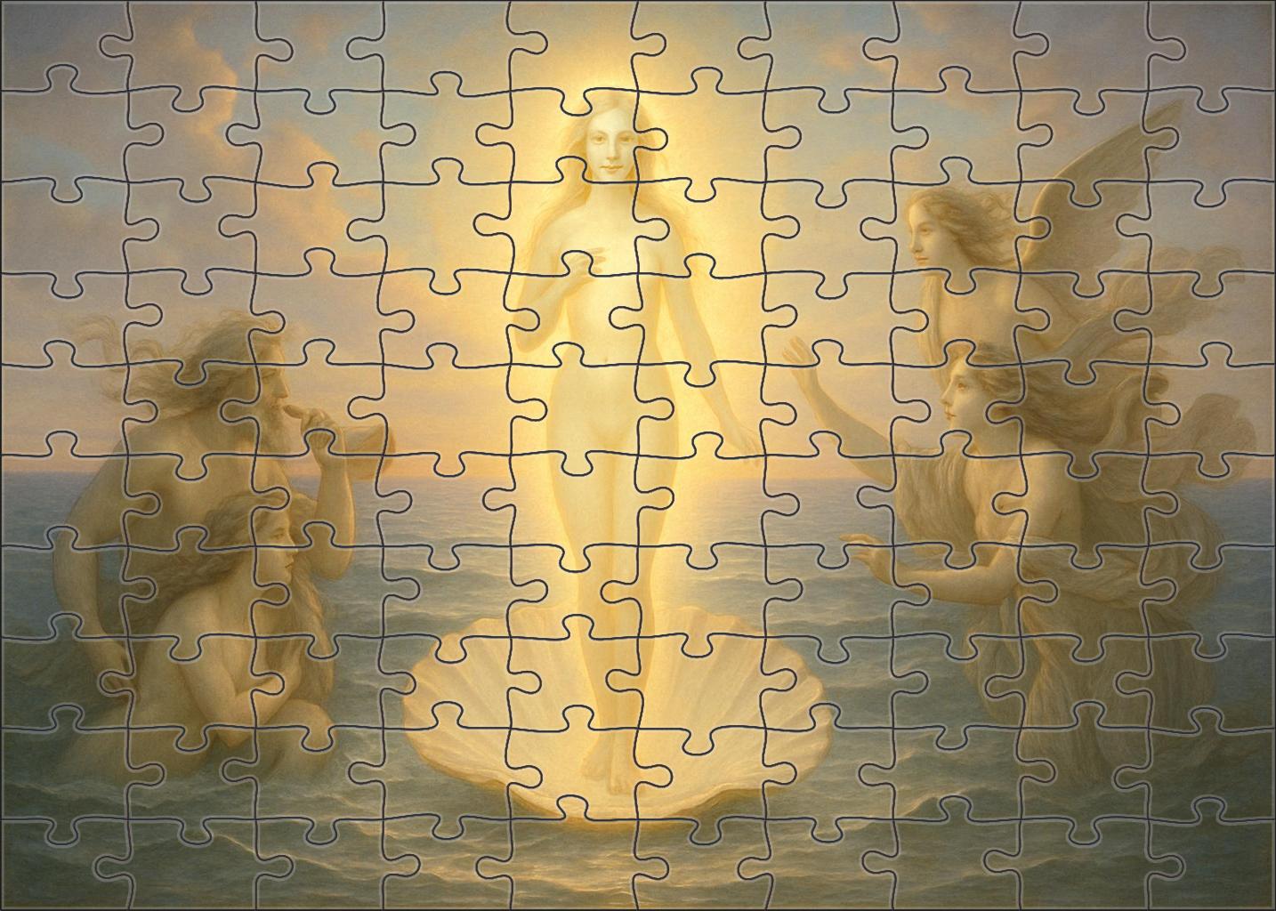 The Birth Of Venus 20 Piece Puzzle