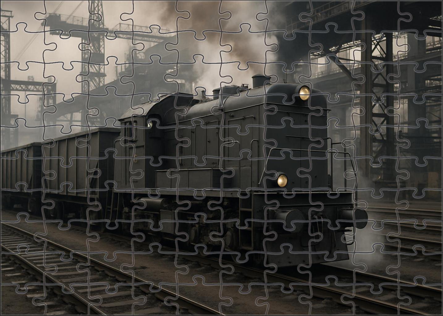 Ironclad Industrial Shunting Locomotive Mini Puzzle