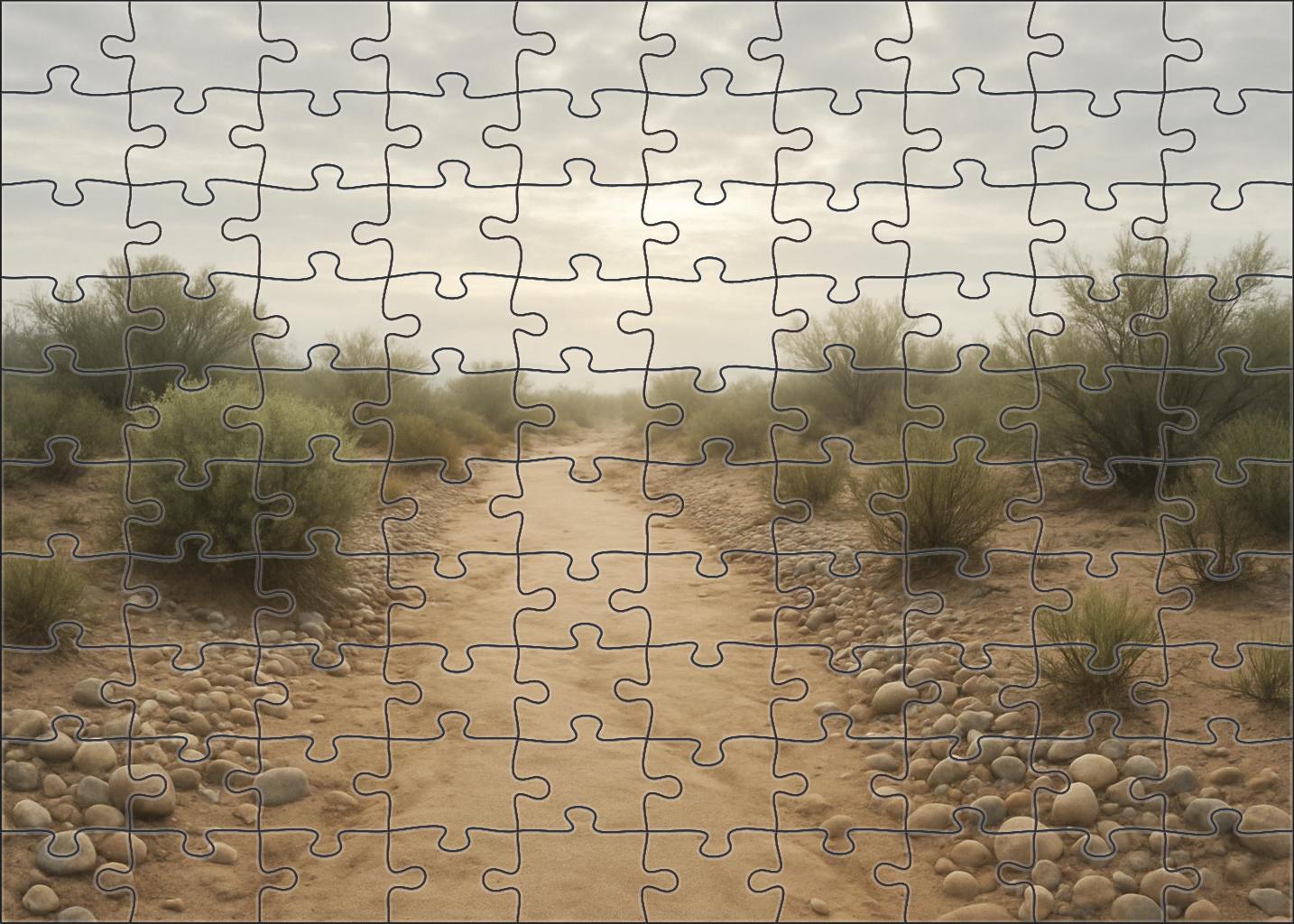 Amber Washbed Passage 1000 Piece Puzzle