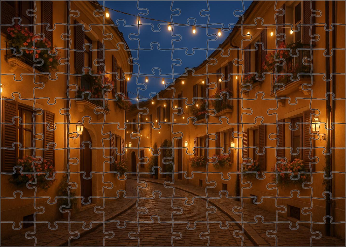 Citrine Crescent 1000 Piece Puzzle