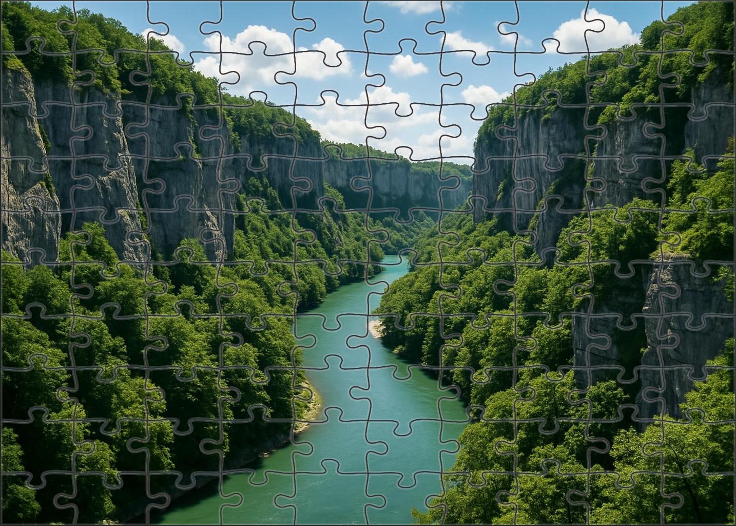 Twisting River Gorge 300 Piece Puzzle