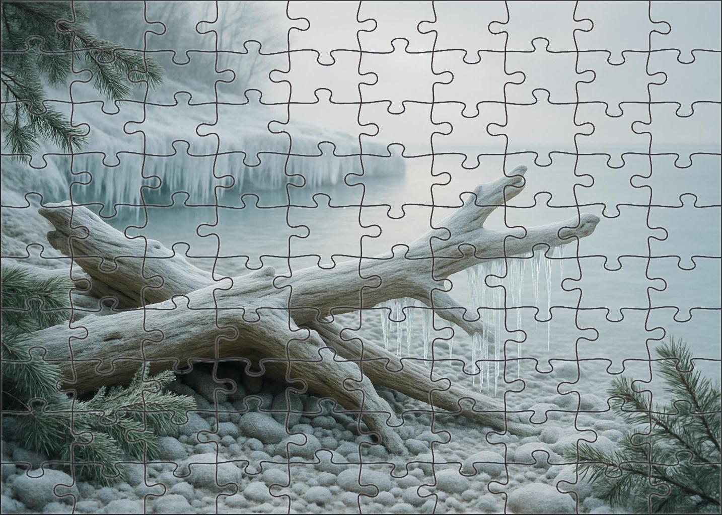 Icy Cove Serenity Puzzle Collection