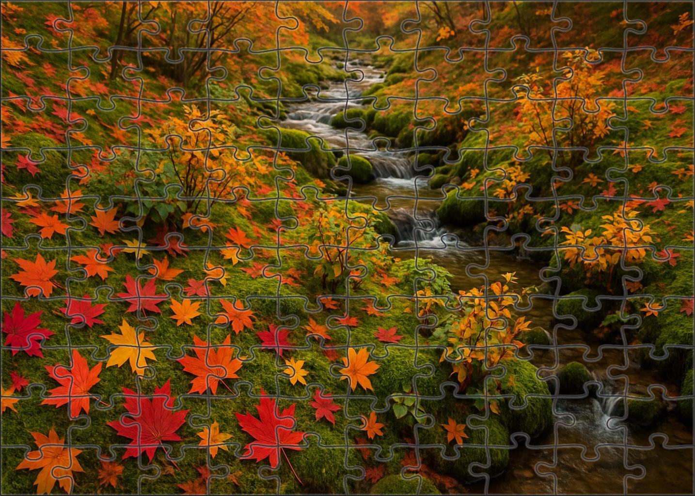 Cascading Maple Vale Puzzle For Kids