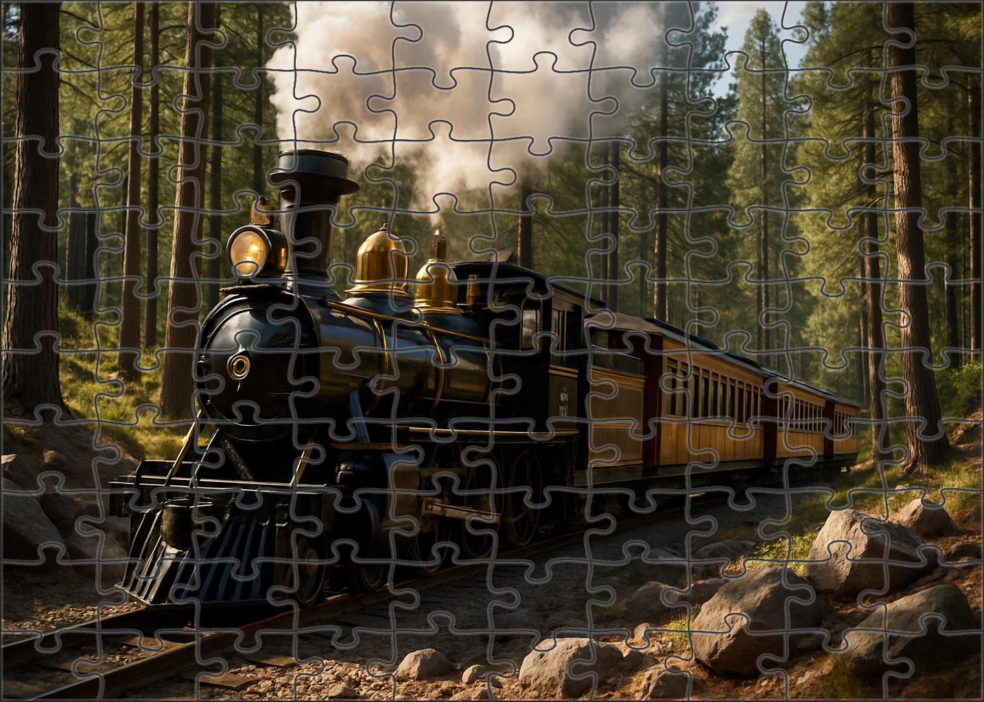 Golden Timber Heritage Steam Mini Puzzle