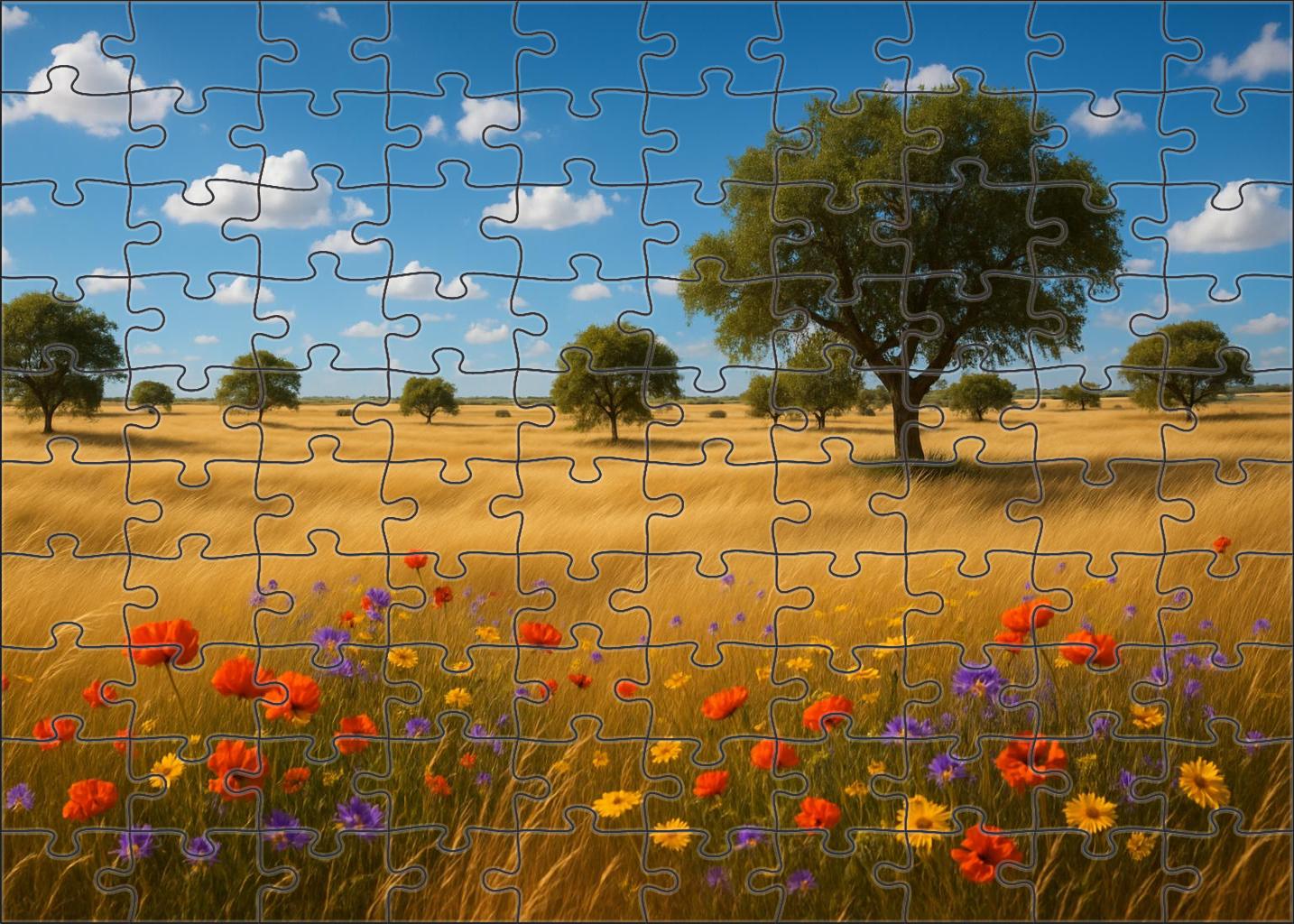 Golden Steppe Vistas 300 Piece Puzzle
