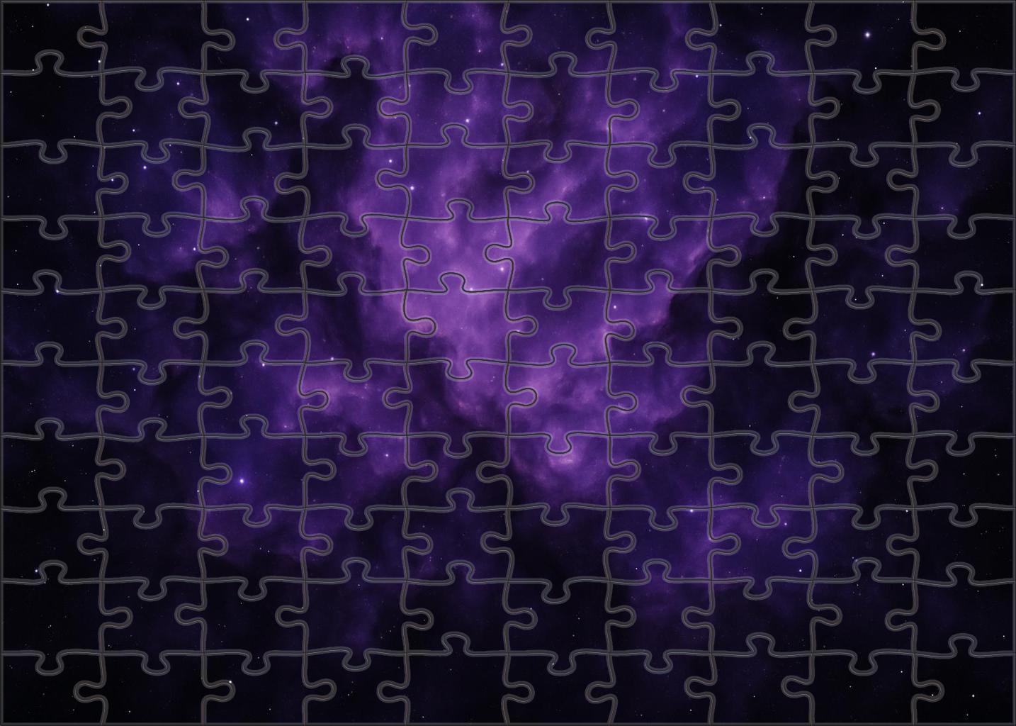 Deep Violet Star Nursery 200 Piece Puzzle