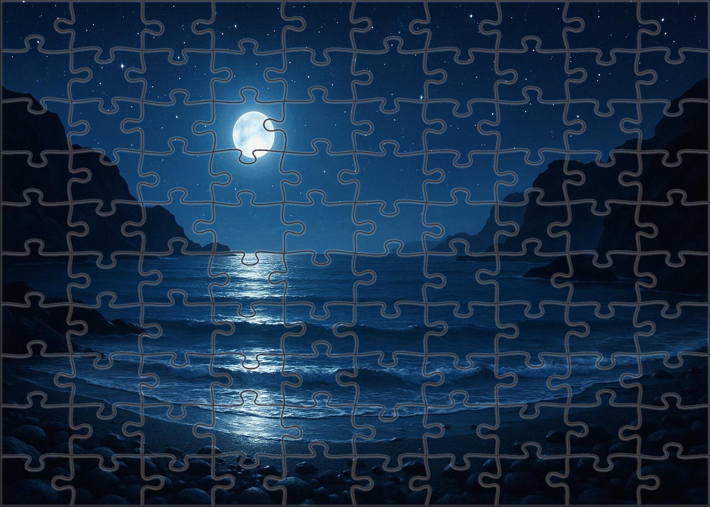 Moonlit Cove 50 Piece Puzzle