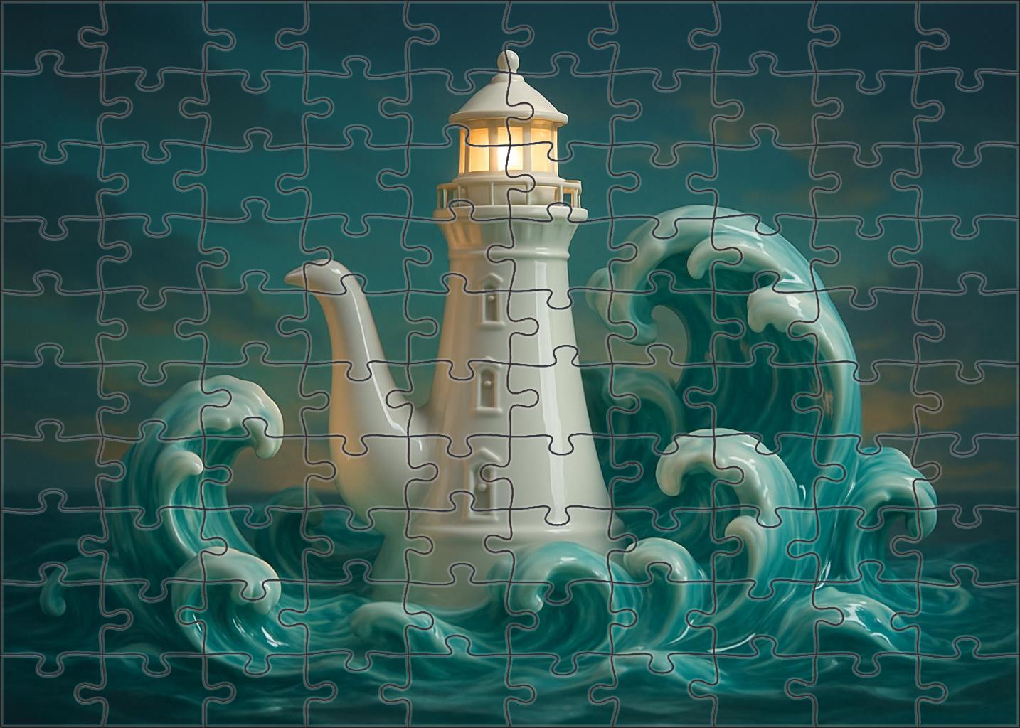 Lighthouse In A Teapot Bay Puzzle Challenge