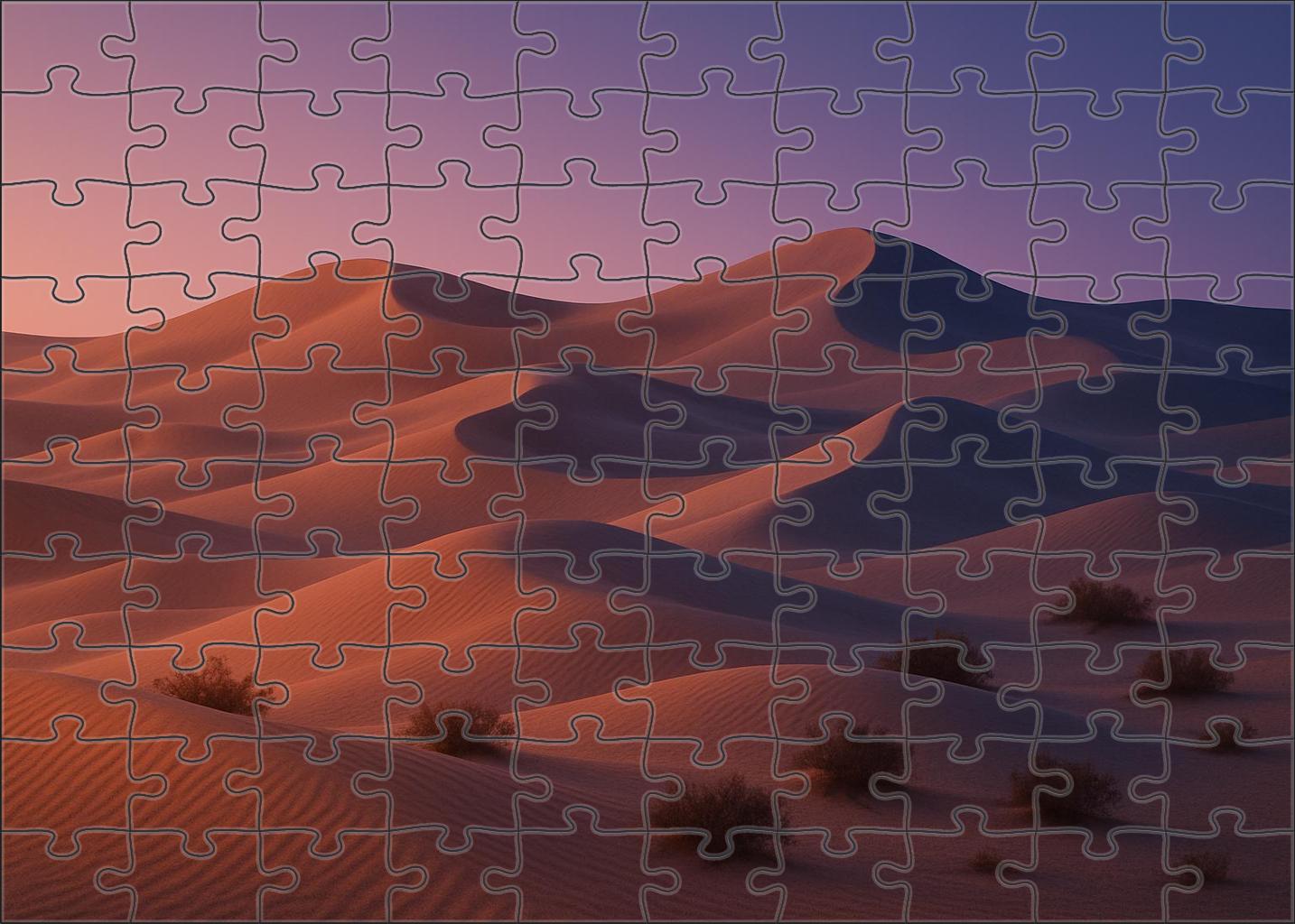 Desert Twilight Mirage Easy Puzzles