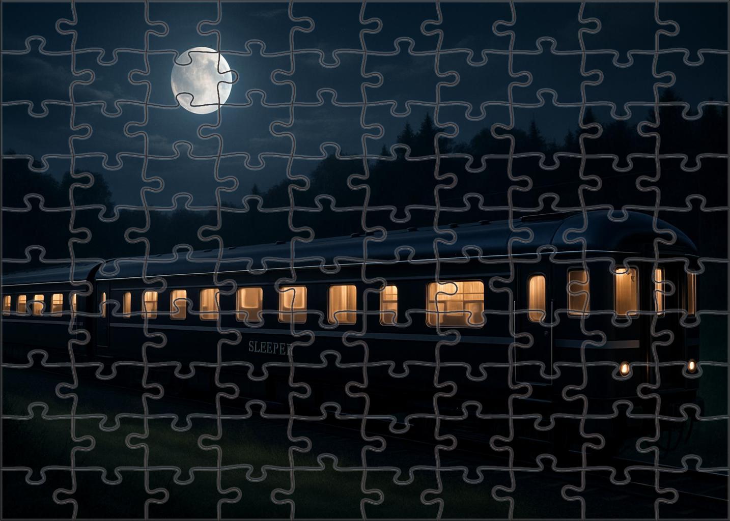 Midnight Eclipse Sleeper Large Format Puzzle