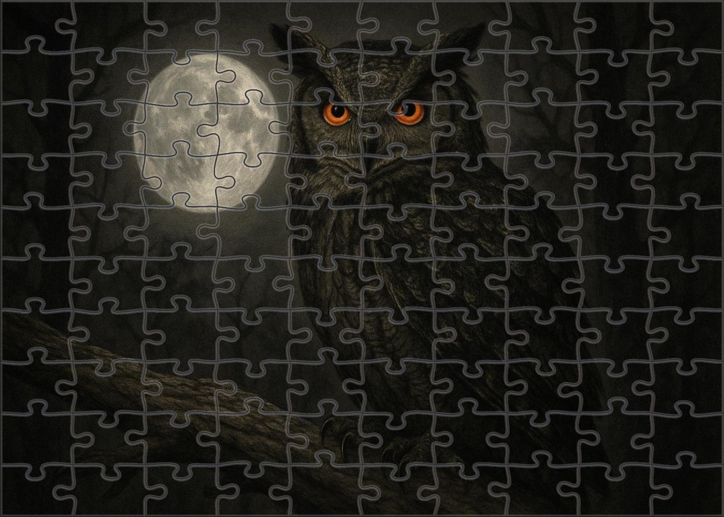 Royal Eagle-owl Nocturnal Sentinel Of The Skies Puzzle Fun