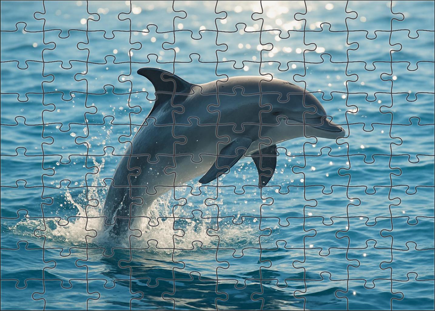 Whisperfin Humpback Dolphin Playful Cetacean With Distinctive Curved Fins Puzzle For Adults