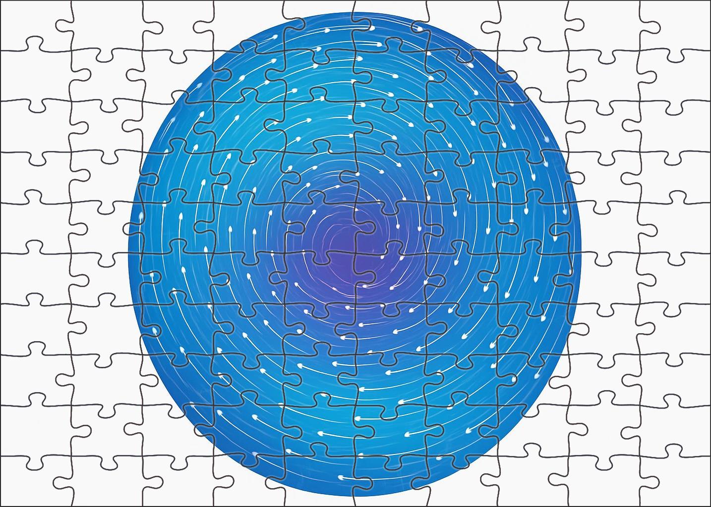 Polar Projection Wind Patterns Puzzle Collection