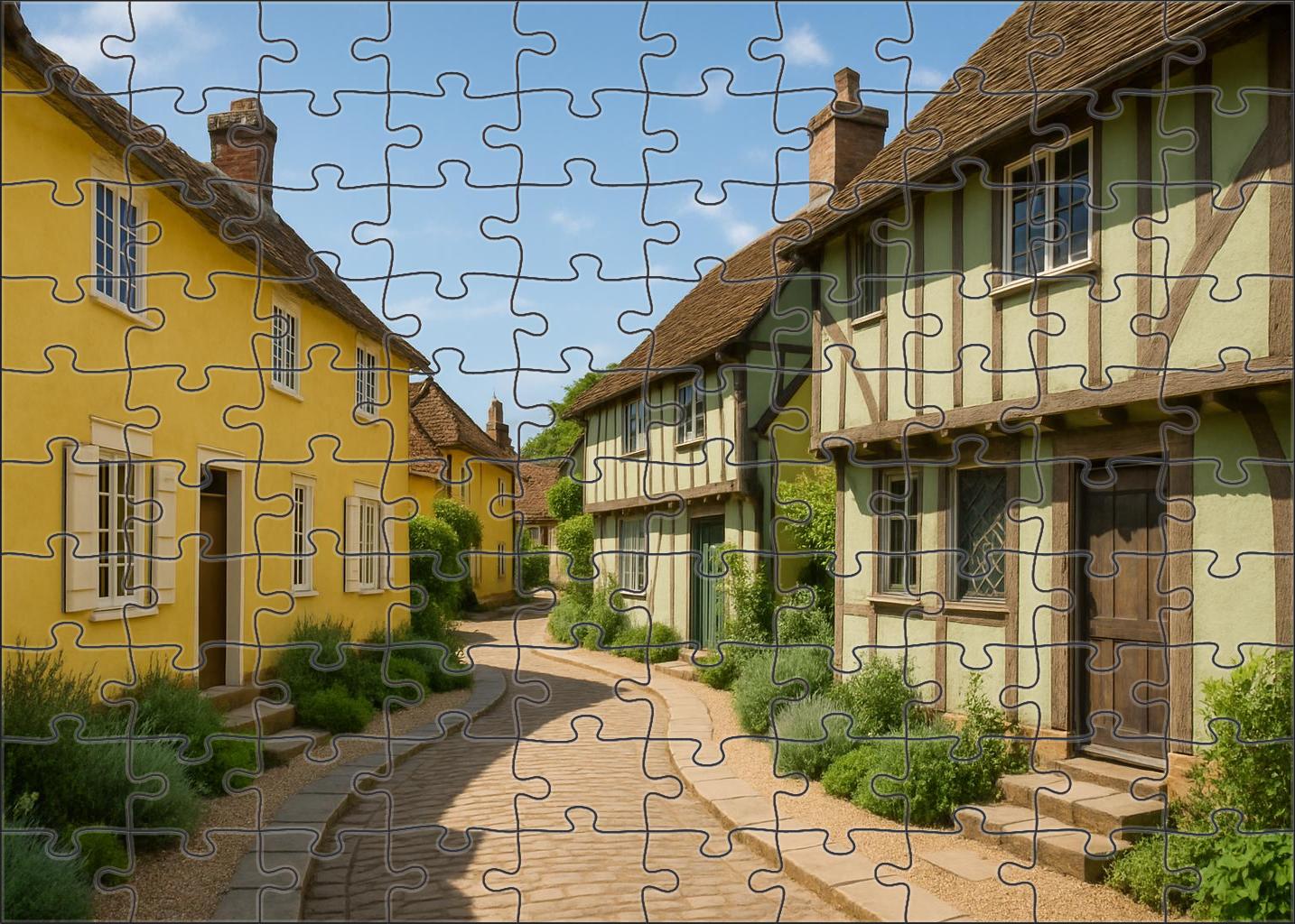 Lemon Sage Crescent 200 Piece Puzzle