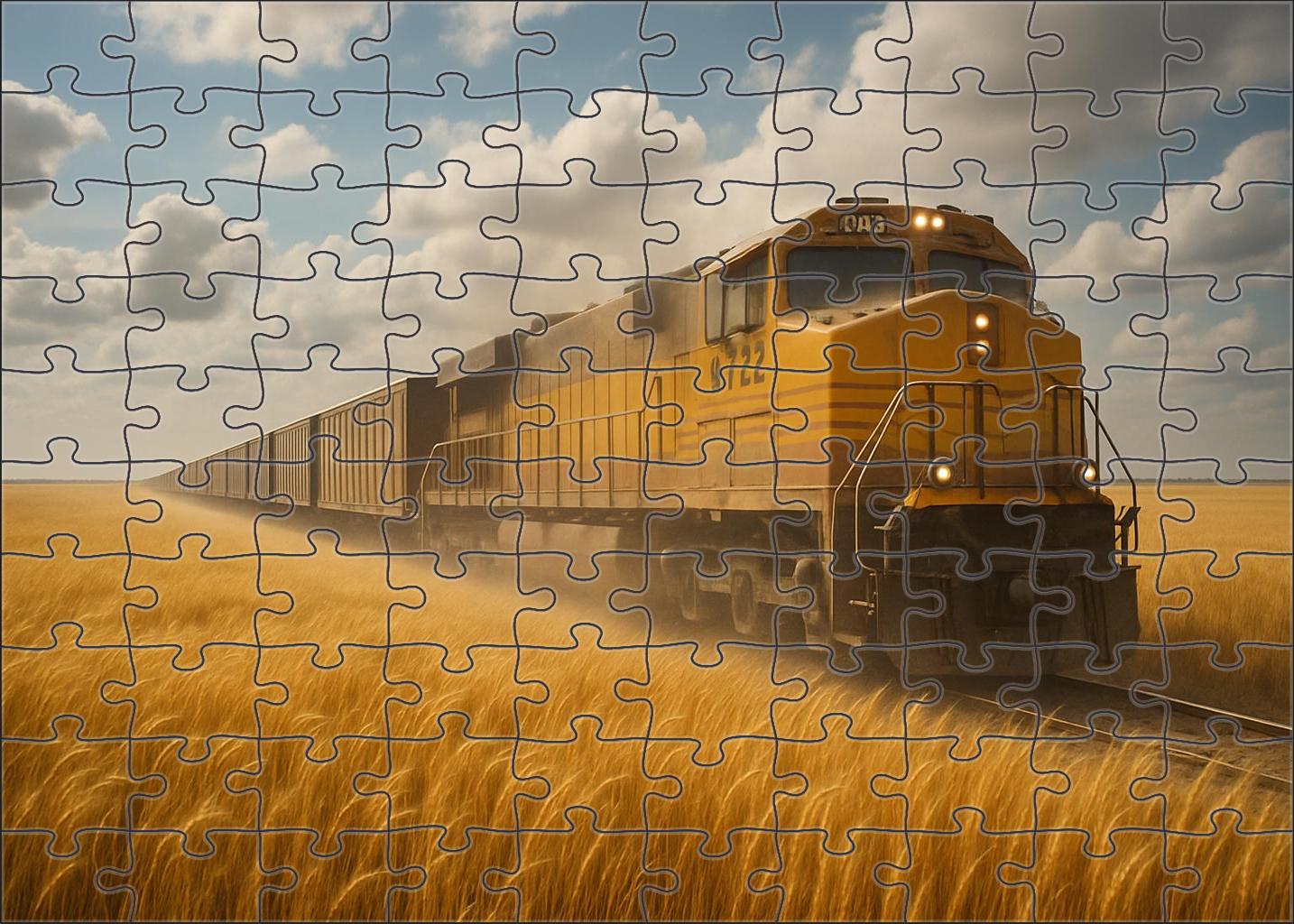 Golden Prairie Freight Hauler Easy Puzzles