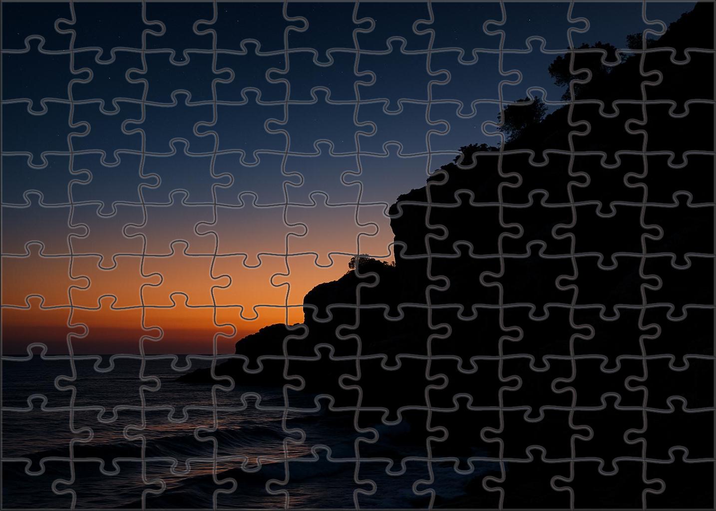 Twilight Coastal Promontory Puzzle Collection