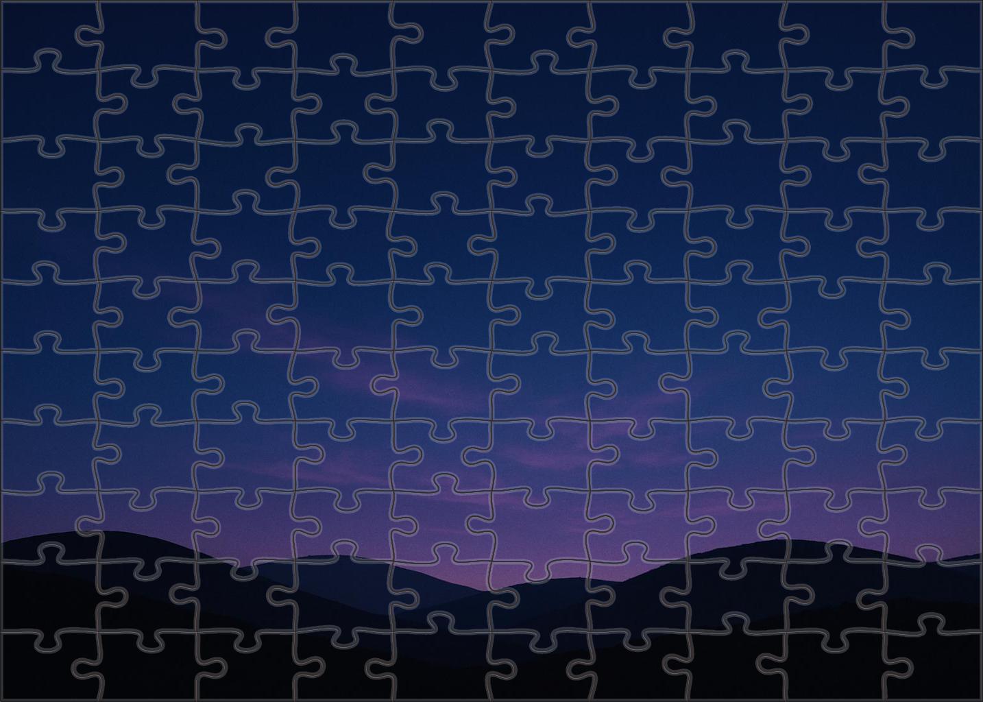 Twilight Sapphire Horizon 500 Piece Puzzle
