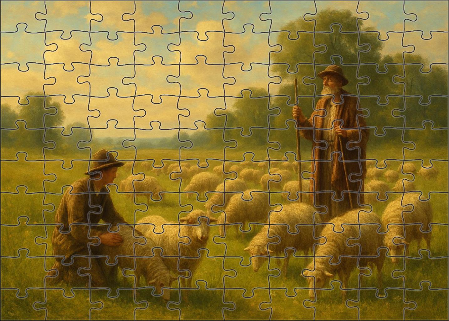 Harmony In The Meadow Premium Puzzle Pieces