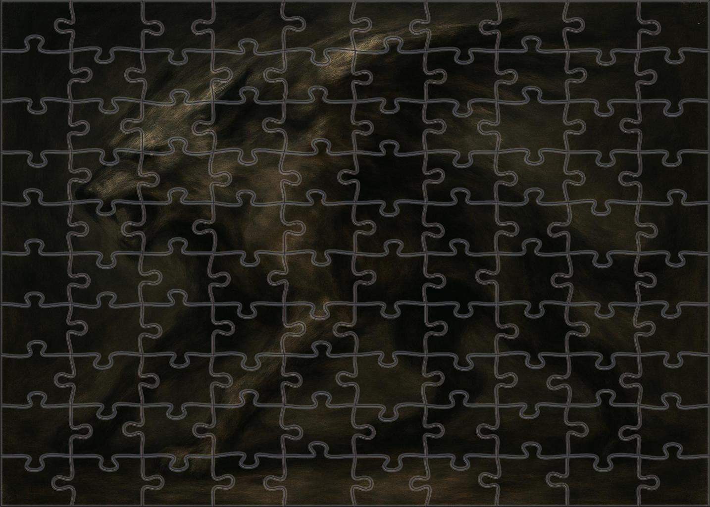 Surreal Animal Fusion Charcoal Sketch Combining Multiple Creatures In Dynamic Form 1000 Piece Puzzle