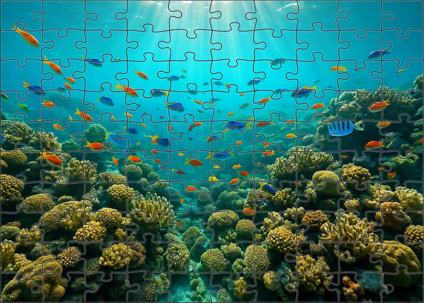 Opal Reef Labyrinth Custom Jigsaw Puzzle